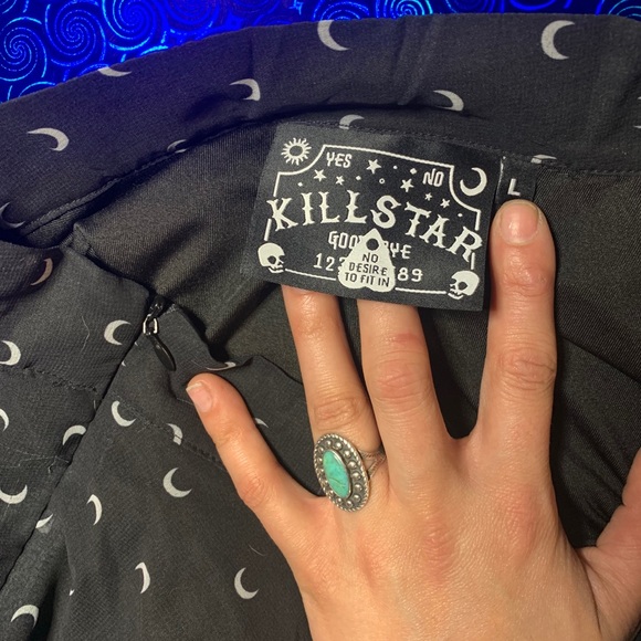 KILLSTAR 🖤 Moon Skater Skirt - Picture 3 of 7